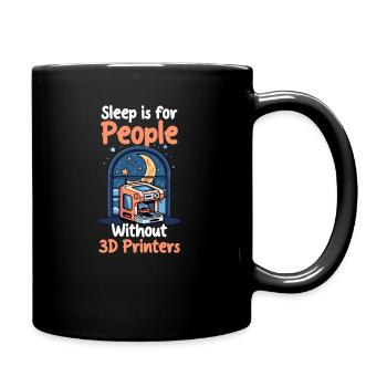 L’impression 3D Sleep est destinée aux personnes qui n’ont pas d’imprimante 3D - Mug uni - noir - Droite