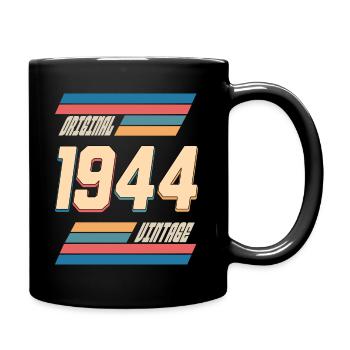 Original 1944 Geburtstag 80 Jahre Jubiläum - Tasse einfarbig - Schwarz - Rechts