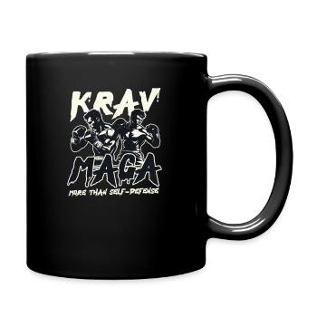 Krav Maga More Than Self-Defense - Full Colour Mug - black - Right