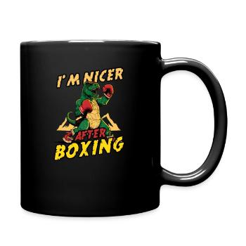 Boxing Nicer After Boxing - Full Colour Mug - black - Right