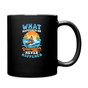 Summer Vacation Happened On Vacation Never - Full Colour Mug - black - Right