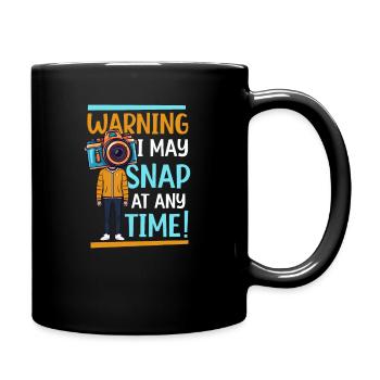 Photography May Snap At Any Time - Full Colour Mug - black - Right