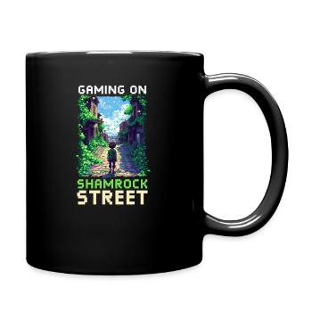 St. Patricks Day Gaming Gaming sur Shamrock Street - Mug uni - noir - Droite