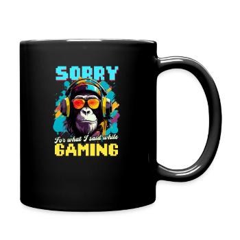 Je suis un joueur vidéo désolé ce qui a dit pendant le jeu - Mug uni - noir - Droite