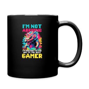 Je suis un joueur vidéo qui ne se dispute pas prouver pourquoi le mieux - Mug uni - noir - Droite