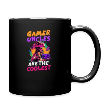 Im A Video Gamer Gamer Uncles Are The Coolest - Full Colour Mug - black - Right