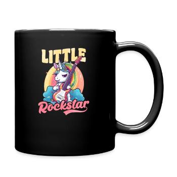Musique Rock Petite Licorne Rocker - Mug uni - noir - Droite