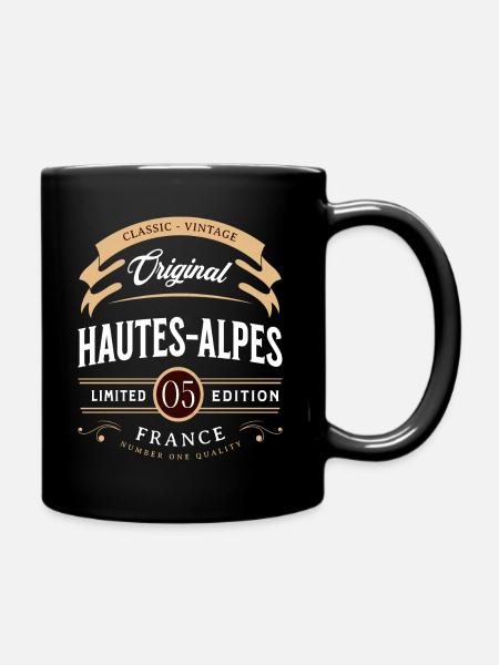 Vintage Hautes-Alpes Département France - Mug uni - noir