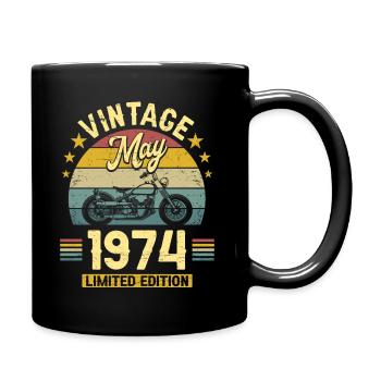 Motard 50 Ans 1974 Mai 50 Ans Anniversaire - Mug uni - noir - Droite