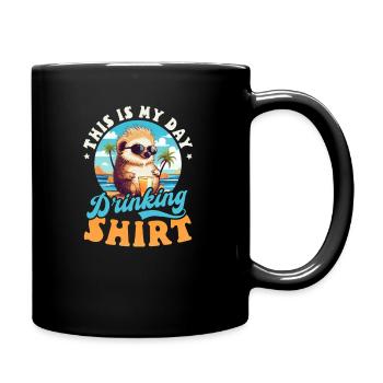 Summer Vacation This Is My Drinking Outfit - Full Colour Mug - black - Right