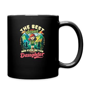 Scouting Meilleur Scout Même Fille - Mug uni - noir - Droite