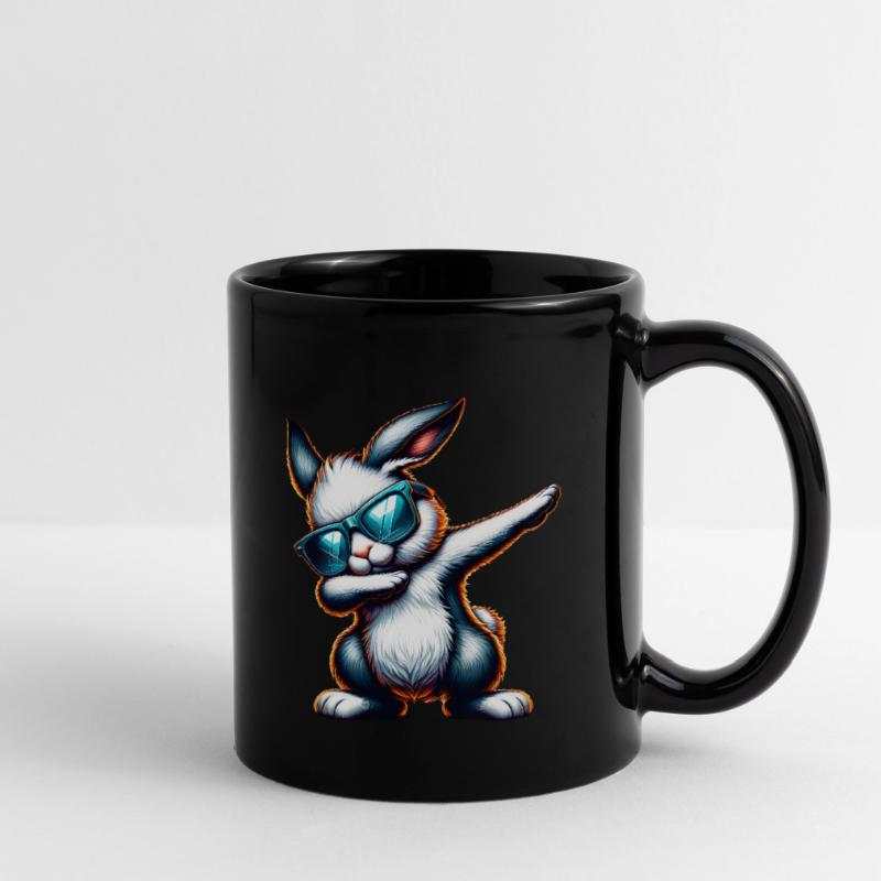 Easter Bunny Dabbing Easter Bunny Dab Dancing Full Colour Mug
