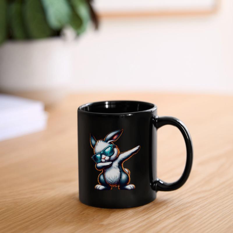 Easter Bunny Dabbing Easter Bunny Dab Dancing Full Colour Mug