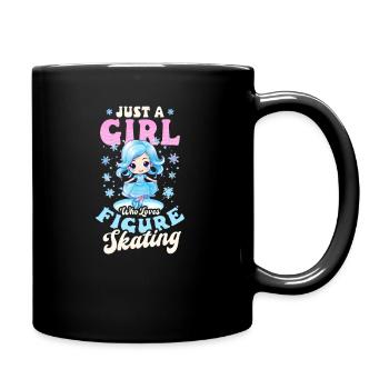Le patinage artistique aime le patinage de figuration - Mug uni - noir - Droite
