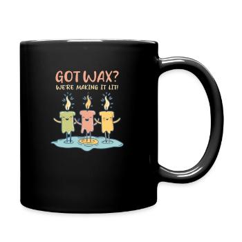 Candle Making Got Wax? We're Making It Lit! - Full Colour Mug - black - Right