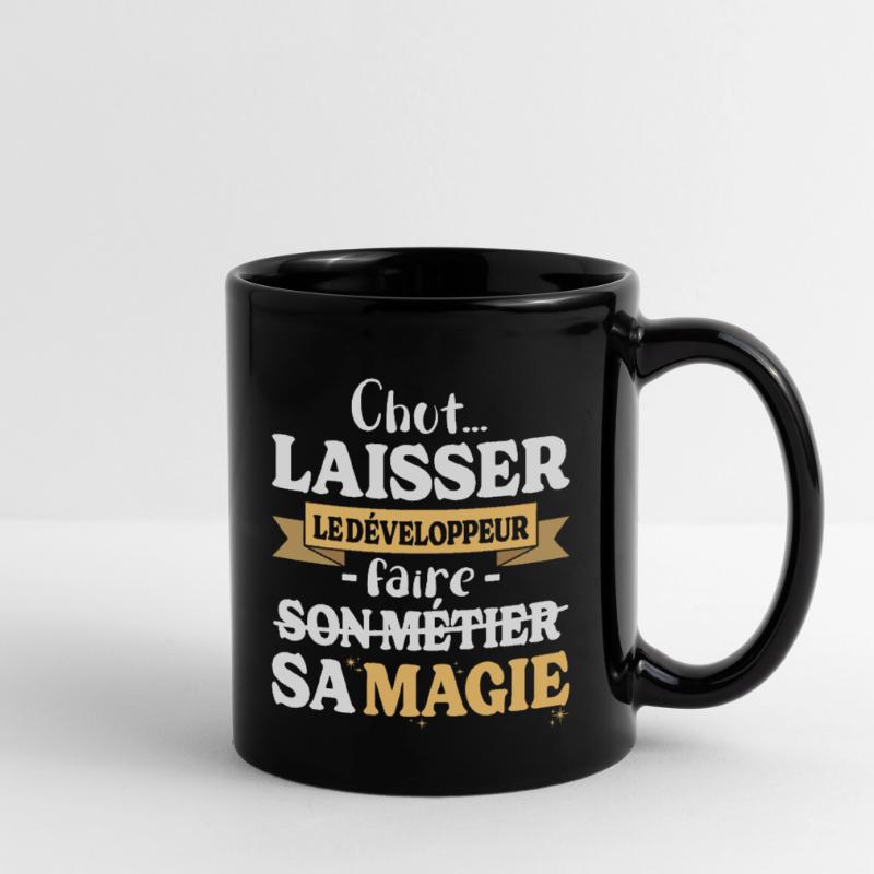 Developer Makes His Magic Humor Dev Full Colour Mug