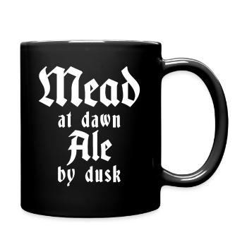 Love Beer Medieval Mead Festival - Full Colour Mug - black - Right