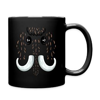 Humor Mammut Wollkostüm Mammut Männer - Tasse einfarbig - Schwarz - Rechts