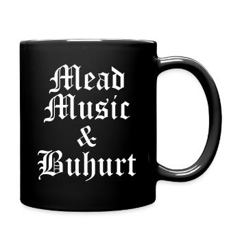 Mead Music Béhourd Medieval Festival - Full Colour Mug - black - Right