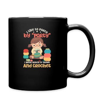 Crochet Party TV Crochet - Mug uni - noir - Droite