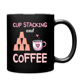 Stacker Sport Cup Stacking Und Kaffee - Tasse einfarbig - Schwarz - Rechts