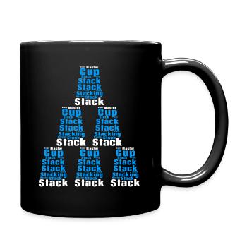 Cup Stack Master Sport Stacking - Tasse einfarbig - Schwarz - Rechts