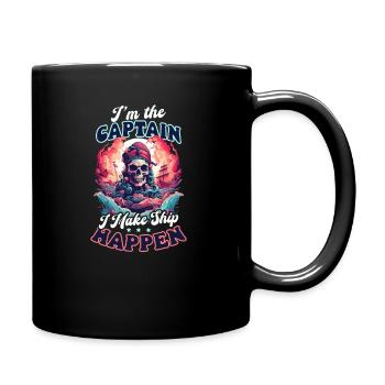 Navigation de plaisance Je suis le capitaine Make Ship Happen - Mug uni - noir - Droite