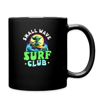 Surfer Small Wave Surfclub Alien - Full Colour Mug - black - Right