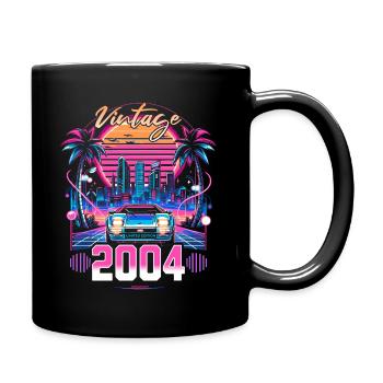 Synthwave Retro 20th Anniversary 2004 - Full Colour Mug - black - Right
