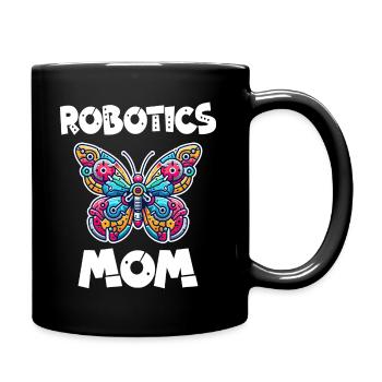 Papillon Robot Robotique Maman - Mug uni - noir - Droite