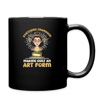 Champion de Kvetching de maman juive : Faire de l’art de la culpabilité - Mug uni - noir - Droite