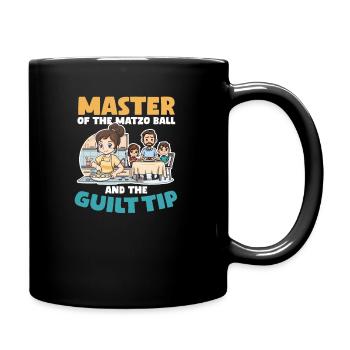 Maman juive maître de la boule de pain azyme et de la culpabilité Tr - Mug uni - noir - Droite