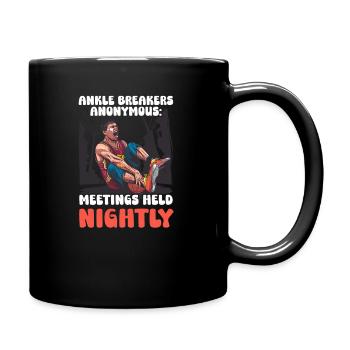 Street Basketball Ankle Breakers Anonymous - Full Colour Mug - black - Right