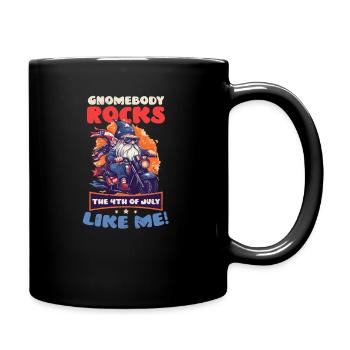 4 juillet Gnome américain Gnome Gnome Rocks Like Me - Mug uni - noir - Droite