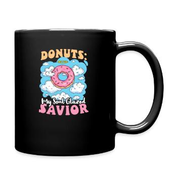 Donut Lover Donuts : Le Sauveur glacé de mon âme - Mug uni - noir - Droite