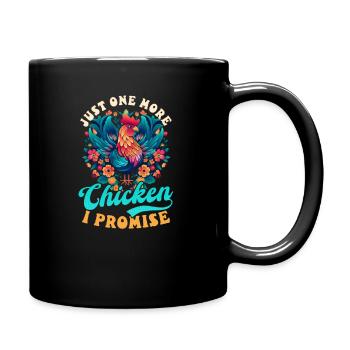 Éleveur de poulets Un poulet de plus - Mug uni - noir - Droite