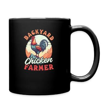 Éleveur de poulets Éleveur de poulets d’arrière-cour - Mug uni - noir - Droite
