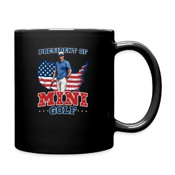 Président du Golf - Mug uni - noir - Droite