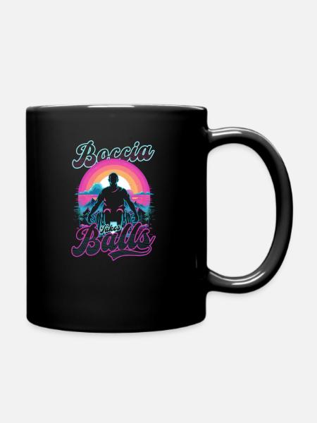 Joueur de boccia Boccia prend des balles - Mug uni - noir