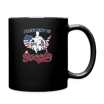 Boccia Player President Of Boccia - Full Colour Mug - black - Right