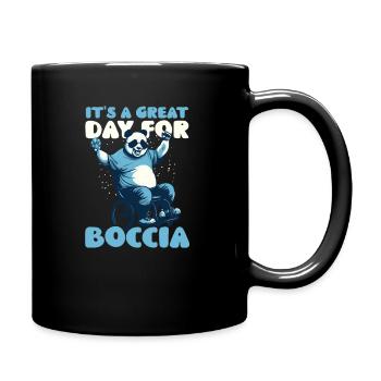 Boccia Player Great Day For Boccia - Full Colour Mug - black - Right