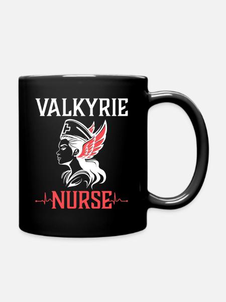 Femme Viking Infirmière Valkyrie - Mug uni - noir