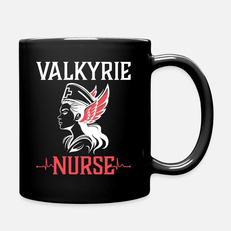 Femme Viking Infirmière Valkyrie - Mug uni - noir