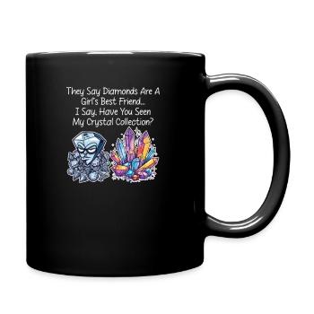 Collectionneur de cristaux Vous avez vu ma collection de cristaux ? - Mug uni - noir - Droite