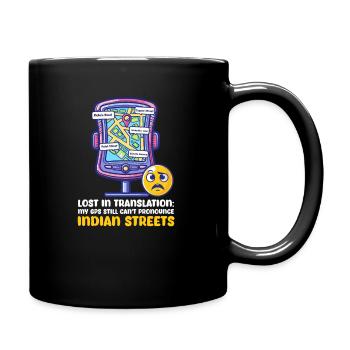 Indianer können Indianer immer noch nicht indianisch stree aussprechen - Tasse einfarbig - Schwarz - Rechts