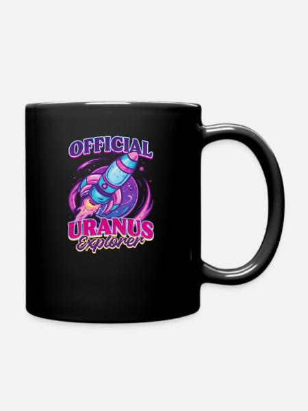 Uranus Official Uranus Explorer - Full Colour Mug - black