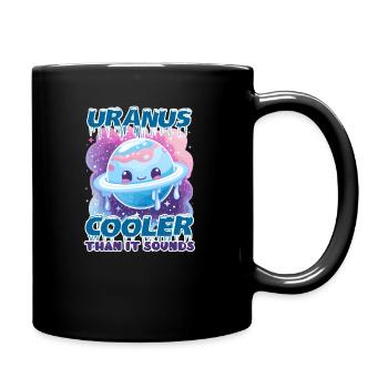 Uranus Uranus: Cooler Than It Sounds - Full Colour Mug - black - Right