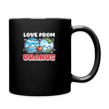 Uranus Love from Uranus - Full Colour Mug - black - Right