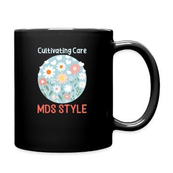 Infirmière MDS Cultiver les soins, style MDS - Mug uni - noir - Droite