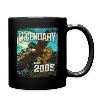 Legendary since 2005 - Full Colour Mug - black - Right
